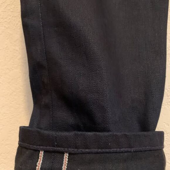 Naked and Famous Weird Guy Midnight Selvedge Raw Jeans Size 31x32 - Picture 5 of 8